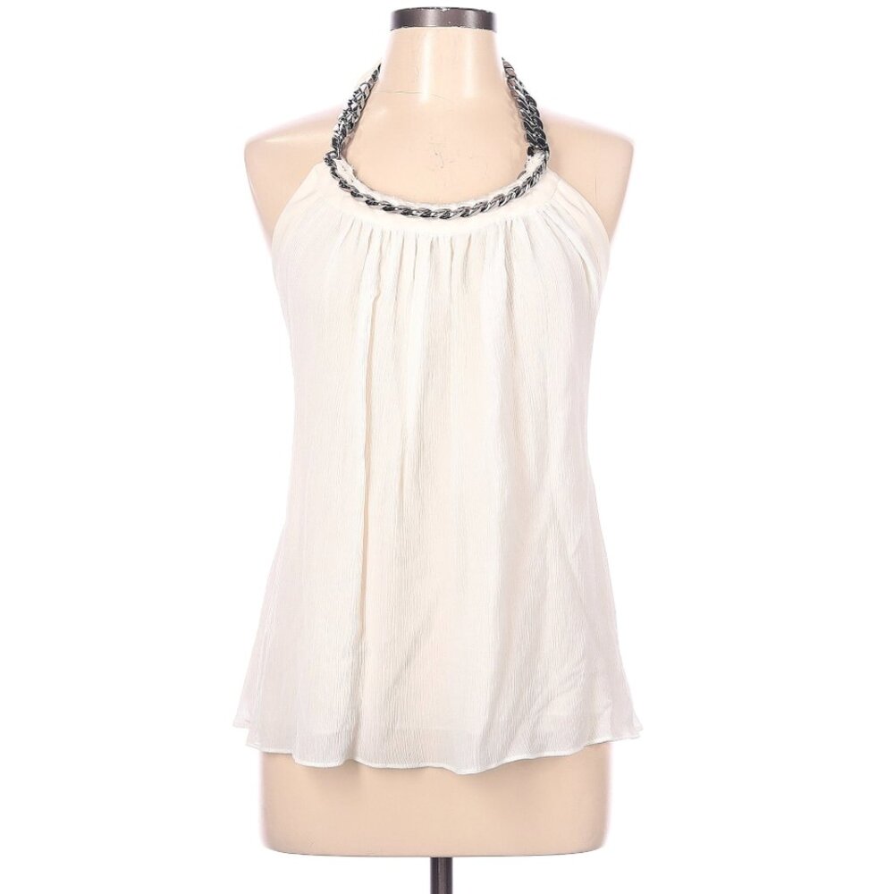 Ramy Brook Chain-link Halter Top Size Large